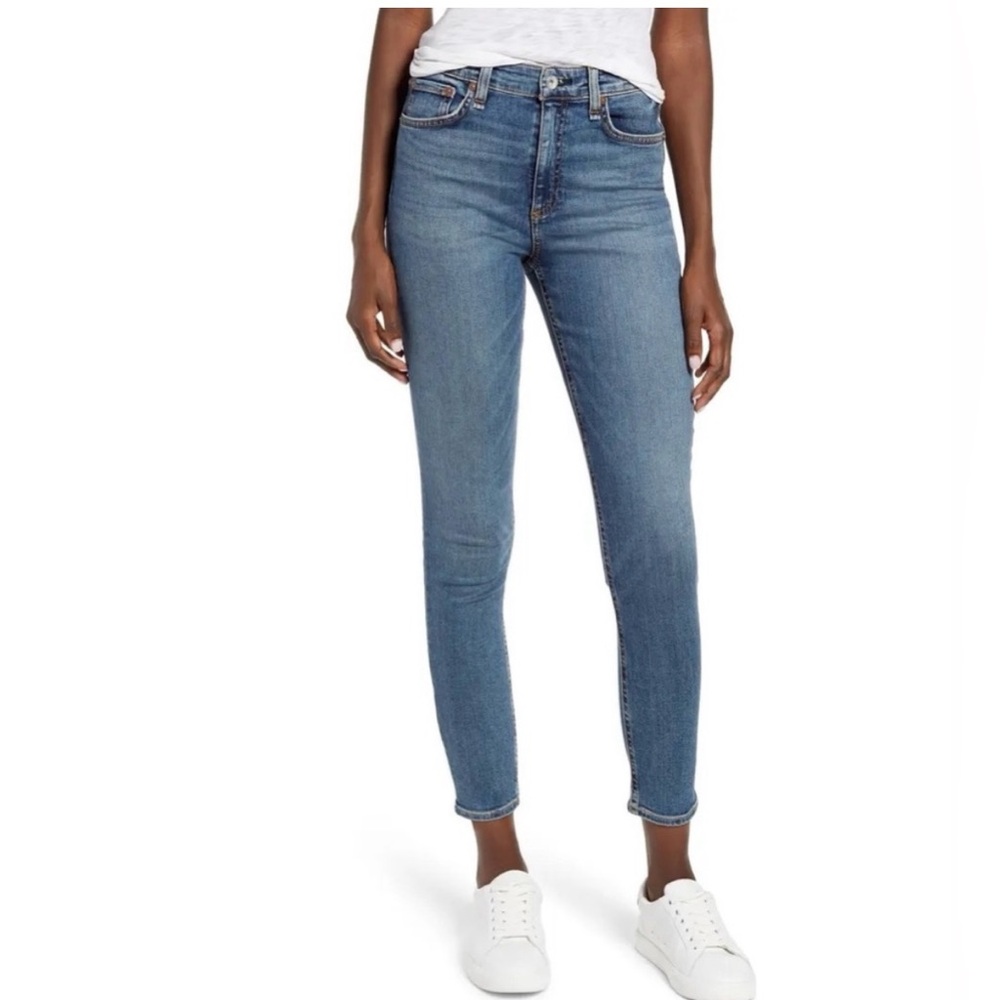 Rag & Bone Nina High-Rise Ankle Skinny Jeans Size 26